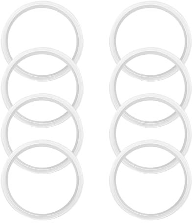 8 juntas de tapón de fregadero, anillo de sellado de tapón de drenaje de fregadero, anillo de sellado de repuesto de tapón de lavabo, juntas tóricas transparentes para arandelas de fontanería, labio