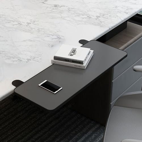 Zenithuxe Ergonomics Desk Extender Tray.Foldable Keyboard Drawer Tray.Computer Elbow Arm Support.Extended Space,no Need To Drill Holes,easy Installation.