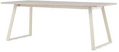 ebuy24 Malaga Esstisch Marmor dekor 90x200cm (Beige)