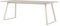 ebuy24 Malaga Esstisch Marmor dekor 90x200cm (Beige)
