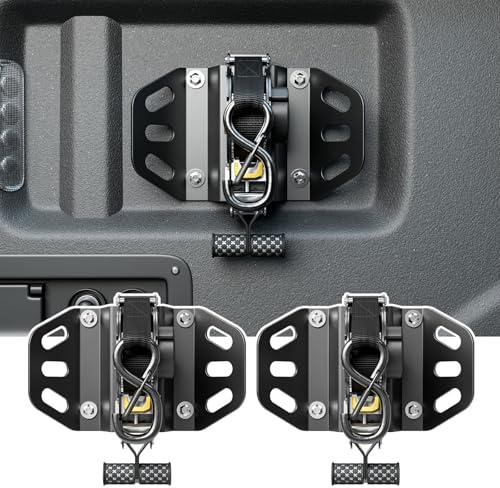 SZYANG Lot de 2 Sangles à cliquet rétractables compatibles avec Ford F150 2015-2025 - Accessoires de Rechange pour Ford F-150 2015-2025