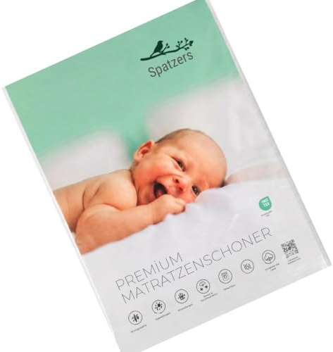Spatzers Matratzenschoner wasserdicht aus Baumwolle – Oeko-TEX® 100-140x200 | 140x200 baumwolle, atmungsaktiv, waschbar bei 40 °C und trocknergeeignet
