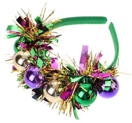DEARMAMY Stirnband mit Kugelform Party-haarband für Damen Haarreif für Cosplay und Bühnenauftritte Vielseitig Einsetzbares Haarschmuck-accessoire für Festivals und Feiern