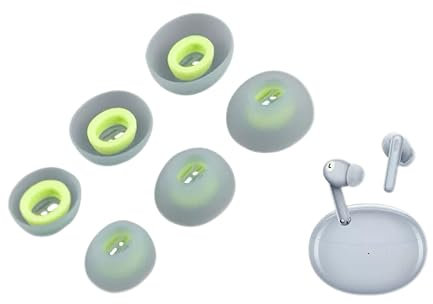 3 Paia | Ricambio Gommini Tappi Silicone compatibili con Gli Auricolari OnePlus Buds Pro 2/3 | S/M/L 3 Diverse Misure