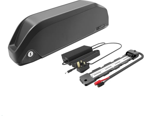 POLLY Model Ebike Battery 48v 13AH with Charger, USB Port, Lithium Electric Bike Battery for 30A-17A Controller Motor (Bafang, AW, KT)