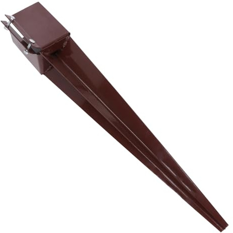 Fence Post Holder Support Drive In Spike 100mm x 100mm x 750mm Garden
