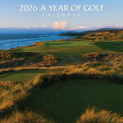 2026 A Year Of Golf Calendar - Includes Pro Golfing (Majors) Tour Dates - 12 x 24 Opened
