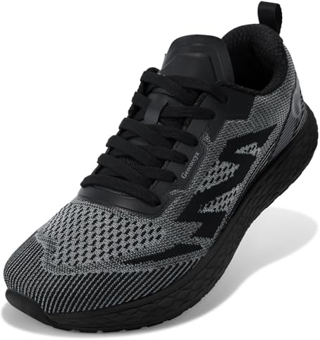 Geococcyx Zapatillas Hombre Puntera Ancha Transpirables Gr.39-46 | Antideslizantes, Ligeros, Flexible, Fitness, Cómodas, Casual, Exteriores, Deportivas, Zapatos de Running