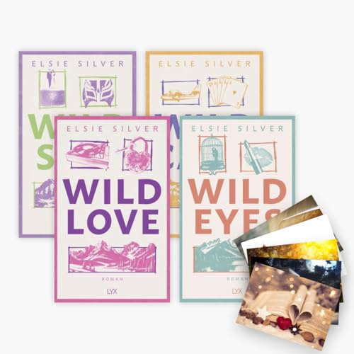 Die Rose Hill - Reihe Band 1-4 plus 1 exklusives Postkartenset