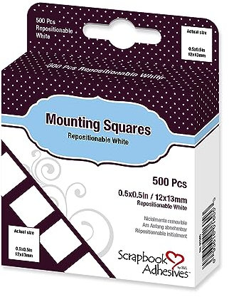 Scrapbook Adhesives Mounting Squares - Repositionable