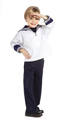 Modas Kinder Matrosenhemd, Farbe:weiß, Größe:116