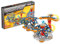 Geomag - Mechanics 146 Teile - Magnetisches Konstruktionsspielzeug für Kinder ab 5 Jahren -Magnetkreislauf - Magnetische Bausteine - 3D Konstruktion - STEM - Hergestellt in der Schweiz