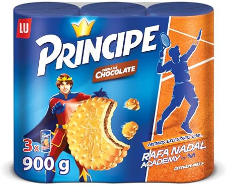Príncipe Original Galletas Sandwich Rellenas de Crema de Chocolate con Leche Pack Ahorro 3 x 300g