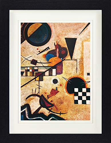 1art1 Wassily Kandinsky Poster Gegenklänge, 1924 Gerahmtes Bild Mit Edlem Passepartout | Wand-Bilder | Im Bilderrahmen 40x30 cm
