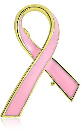 Prävention Und Bewusstsein Rosa Band Brustkrebs Überlebende Brosche Pin Emaille Vergoldet Einfaches Inspirierendes Zubehör Für Frauen