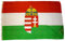 Buddel-Bini Flagge Fahne ca. 90x150 cm : Ungarn mit Wappen Emblem Ungarnfahne