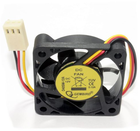PC Case Cooling Fan 40mm x 40mm x 10mm 12V 0.12A Sleeve Bearing 10cm