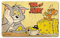 Logoshirt® Tom & Jerry I Käse I Frühstücksbrettchen I Schneidebrett I 23x14cm I spülmaschinenfest & hitzebeständig I Lizenziertes Originaldesign