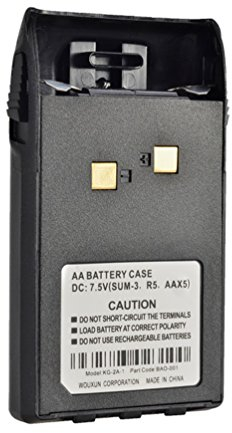 Wouxun AA-Batteriehülle für Wouxun KG-UVD1P KG-UV6D KG-659 KG-669 Plus KG-679 KG-689 Plus (Geschenk: Objektivpinsel, 1 Stück)