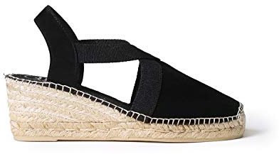 Toni Pons Wildleder-Espadrille für Damen - Tona - Schwarz, 37 EU