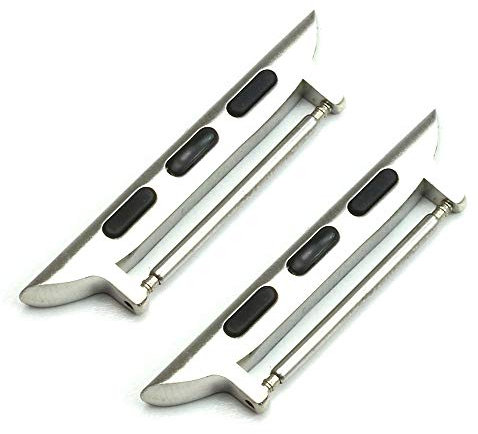 Sulla Connettori per with Apple Iwatch Series 4 Series 5, Series 6 Series 7 40mm Silver