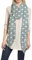 Lina & Lily Malteser Hund - Damen Schal Hundemotiv (Blau)