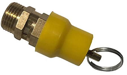 SDENSHI 3/8Maschio Valvola di Sfogo di Sicurezza della Tubazione di Pressione del Compressore d'Aria a Rilascio Solido