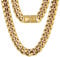 KRKC&CO Cuban Link Chain, 18K Gold Plated, Men's Gold Chain Men's Necklace Chains, 8mm 10mm 12mm Hip Pop Miami Cuban Chain Thick Curb Chains