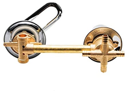 AFRUDDR 2/3/4/5 Wege Wasserablauf Schraubengewinde Mittenabstand 10cm 12,5cm Mischventil Messing Bad Dusche Mischbatterie Wasserhahn Kabine