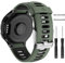 ISABAKE Armband für Garmin Forerunner 735XT/235, Soft Silikon Ersatzband für Forerunner 620 630 235Lite 220 230 Smartwatch-Zubehör