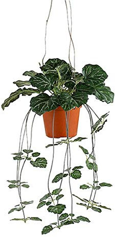 Artificielles.com – Saxifrage artificial que cae en maceta colgante L 35 cm, D 23 cm