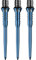 Mission Darts X2622 Titan Pro | 34 mm gerillte Titan-Dartspitze, Umwandlungspunkt, massives Blau