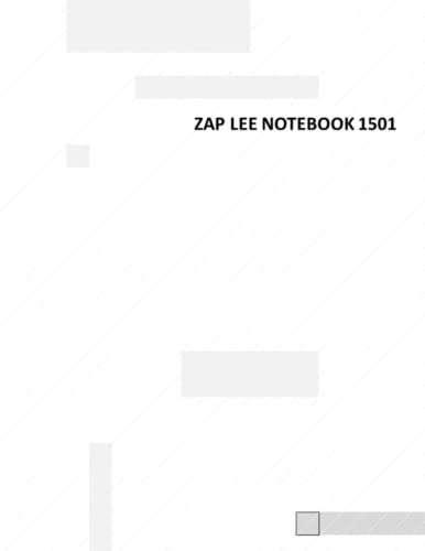 Zap Lee Notebook 1501