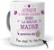 mundohuevo Taza Personalizada con Texto. Regalo Original Dia de la Madre. Aunque a Veces ladres Eres la Mejor Madre con Nombres. Haz