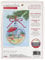 Dimensions Kreuzstich-Set, Motiv: Stranddekoration, Weihnachten, 12,7 x 17,8 cm, 14 Cnt, hellblauer Aida, 5-teilig