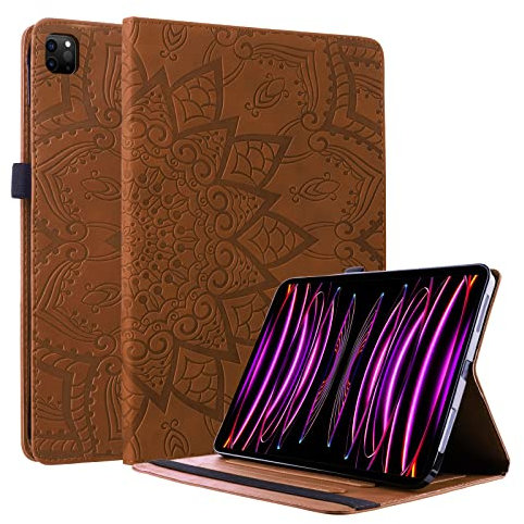 Aswant Custodia per iPad Pro 11 Pollici (2022/2021/2020/2018), Auto PU Cover Magnetica Compatibile con iPad PRO 11 Pollici (2022/2021/2020, 4a/3a/2a Gen) (Marrone)