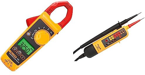 Pince multimètre TRMS Fluke 325 & Fluke T90 Testeurs de Tension et de Continuité T90/T110/T130/T150