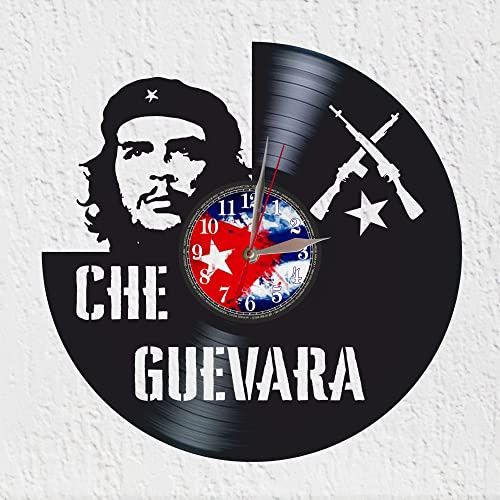 VINY WOODY Schallplattenuhr aus Vinyl der argentinischen Guerilla-Silhouette