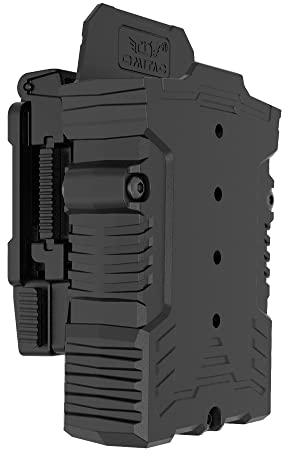 Magazintasche AR15, 360° verstellbar, beidhändig, M4 M16 Magazinhalter, 5,56 mm Gewehr-Magazinträger für Gürtel von 3,8 cm bis 5,1 cm