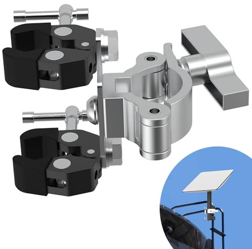 Starlink RV Leiter/Schlauchhalterung (aus 316 Edelstahl und Aluminium), Starlink Bar Mount, Starlink Pole Mount, Starlink Van Dachschienenhalterung, Starlink Montage Kit