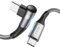 Silkland USB C auf USB C Kabel 0.5M Winkel 240W, PD 3.1&QC 4.0+, USB C Kabel 50CM 90 Grad für Android Auto, CarPlay, iPhone 16/15, Samsung S24 Ultra S23-S21, MacBook Pro/Air, iPad Pro/Air/Mini, Pixel