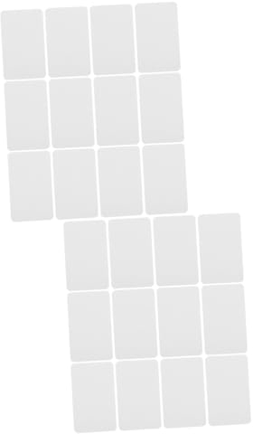 Abaodam 200stücke Leere Karten Doppelseitige Farbwortkarten Für Kreative Projekte Für Graffiti Und Persönliche Notizen Individuell Gestaltbar