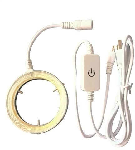Mikroskop-Zubehör-Kit Einstellbare 60 LED USB Mikroskop Licht Tragbare Ringlichtquelle for Microscopio Löten Telefon Reparatur Lampe Beleuchtung Mikroskopische Objektträger