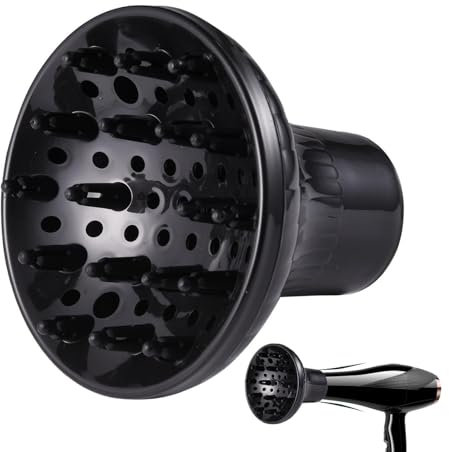 Universeller Haardiffusor, Haartrockner Diffusor Aufsatz, Diffusordüse Für Haartrockner, Haarstyling-Geräte Haartrockner-Diffusor, Professioneller Föhn Diffusor Für Lockiges Oder Welliges Haarstyling