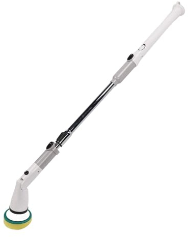 Kit de Cepillo de Limpieza Inalámbrico Giratorio Eléctrico para el Hogar, Engranaje de Metal, Velocidad de 320 RPM, Varilla de Extensión Flexible, para Diversas Tareas de