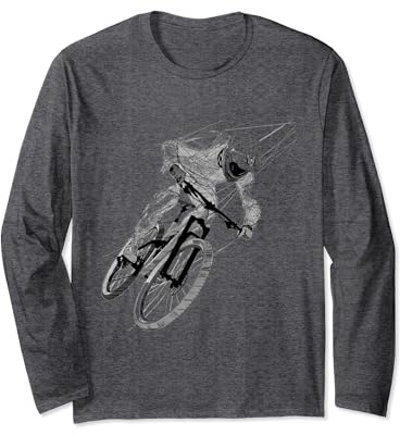 Geschenk für Mountainbiker Kinder Jungen cooles MTB Fahrrad Langarmshirt