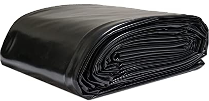 Teichfolie 1x1m 2x3m 3x5m 4x6m 5x5m 6x8m 8x10m, Große Fischteichfolie 0,12mm 0,2mm 0,3mm, Wasserdicht Membran Undurchlässige Folie für Teichbau, Garten- und Teichzube