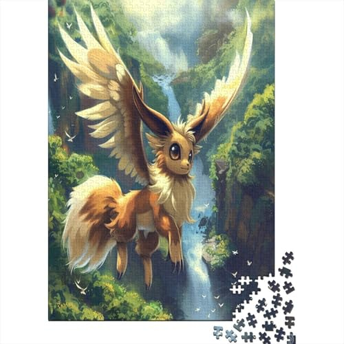 Pokémon Themed 1000 Teile Puzzle Spielzeug Puzzle Lernspiele Einfaches Puzzle Klassische Puzzles Erwachsene Kinder 1000 Teile (75 x 50 cm)