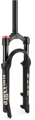 Forcella Ammortizzata per Bici da 24 Pollici, canotto per Bicicletta in Lega di Alluminio Tubo Dritto da 28,6 mm Freno a Disco Corsa 100 mm