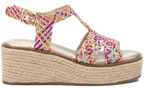 XTI - Sandalia Mujer Fucsia - Calzado Cómodo y Versátil - Moda casual - Modelo 14394201 (Talla 38)